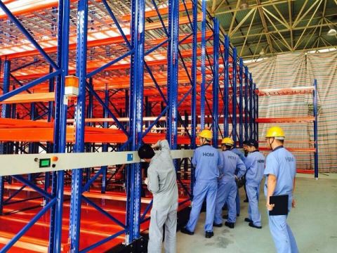 Mobilní paletové regálové systémy